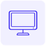 Automação de processos - icone monitor computador nuvo