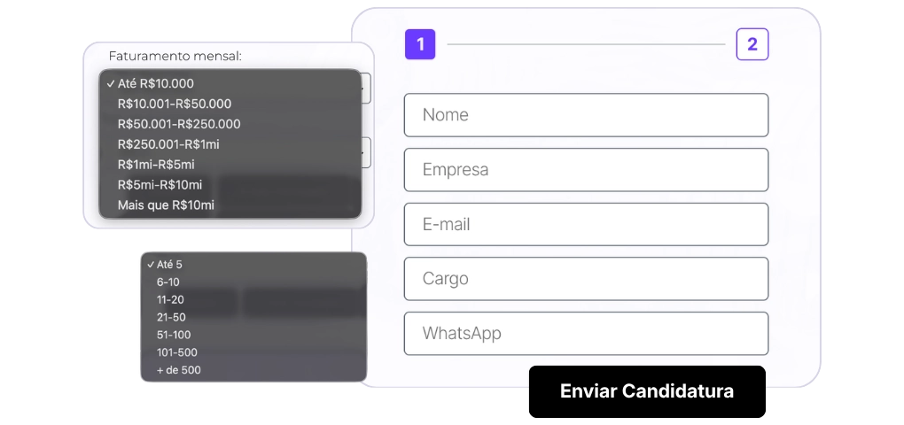 Etapa candidatura programa nuvo starter 1 - nuvo company O primeiro passo para se candidatar ao programa nuvo starter é fazer o seu cadastro